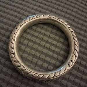 Costume Jewelry Bangle Bracelet Silver Tone